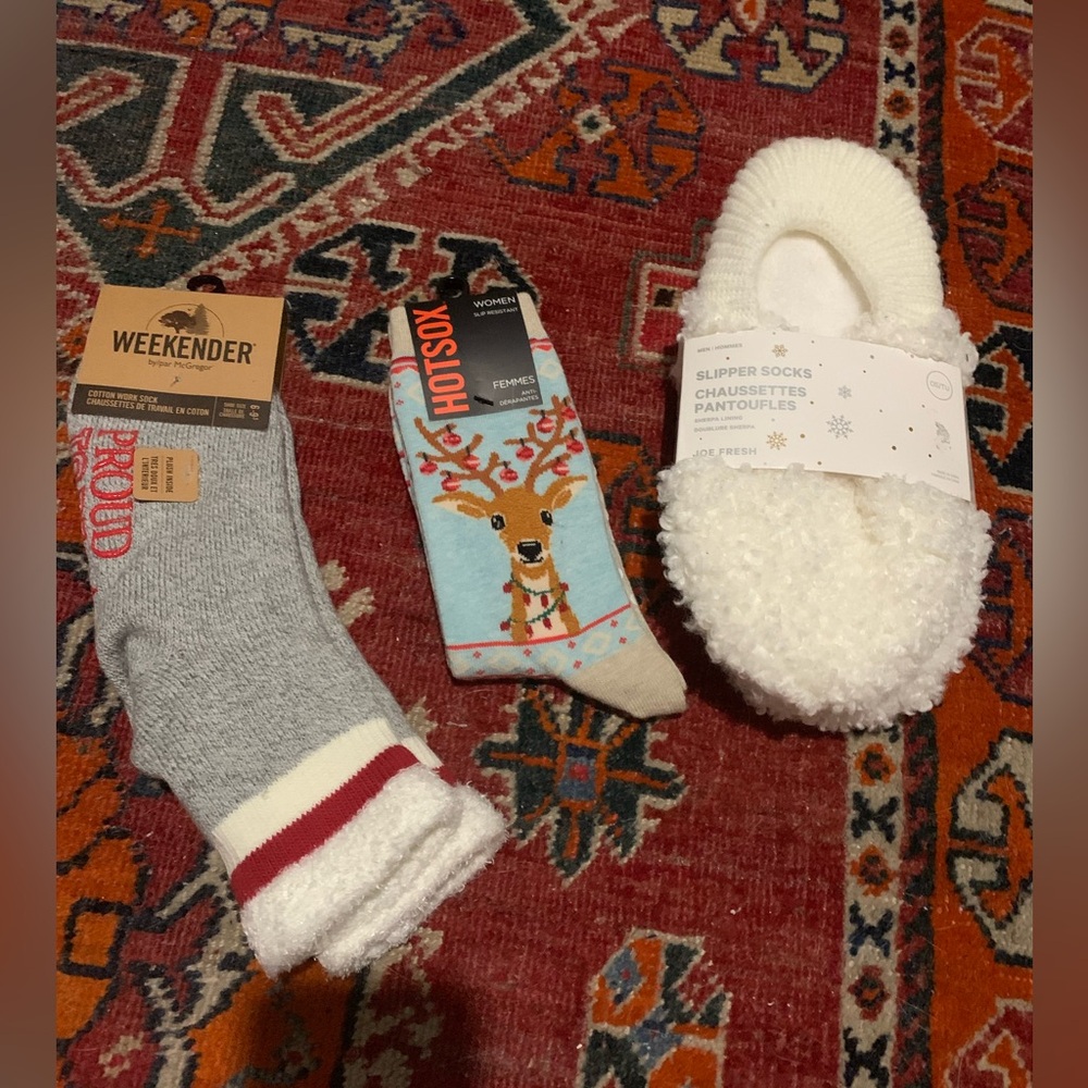 Women's Casual Socks and slippers size 6-8